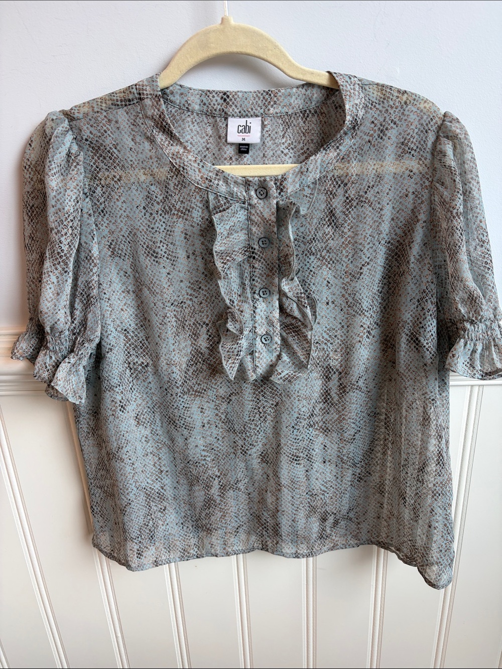 Cabi Ethereal Blouse Medium NWOT